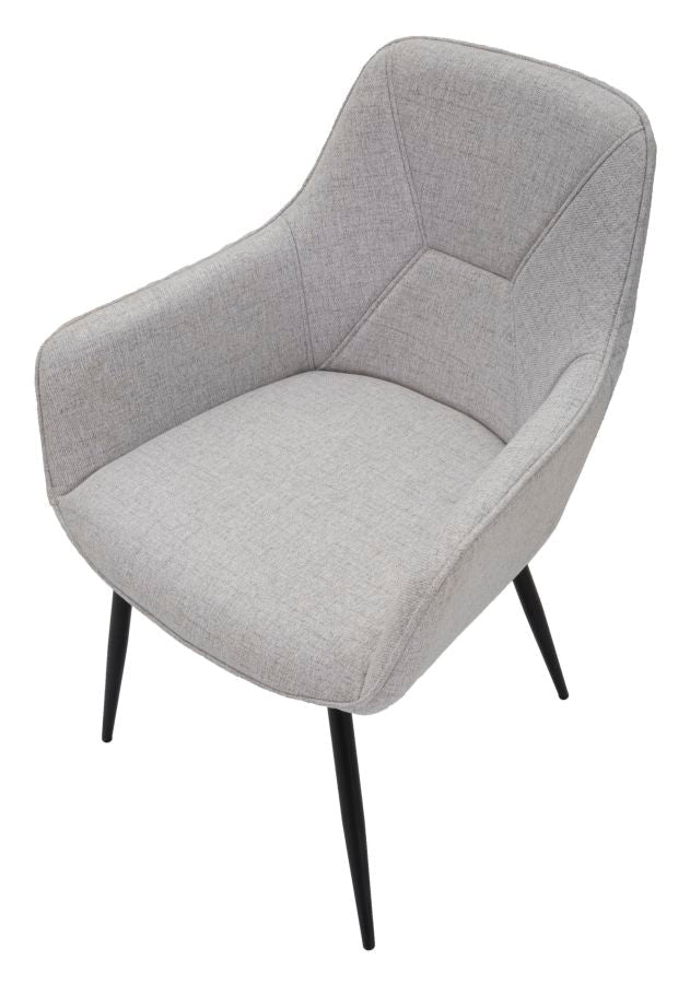 Elegante Stühle Vicenza Grau 2 St. 58x63x85,5 cm