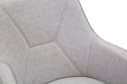 Elegante Stühle Vicenza Grau 2 St. 58x63x85,5 cm