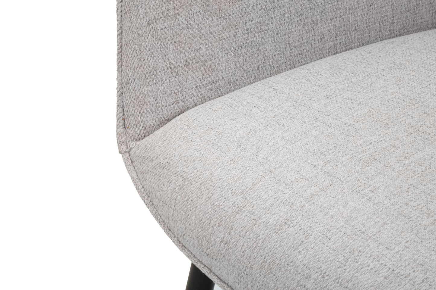 Elegante Stühle Vicenza Grau 2 St. 58x63x85,5 cm