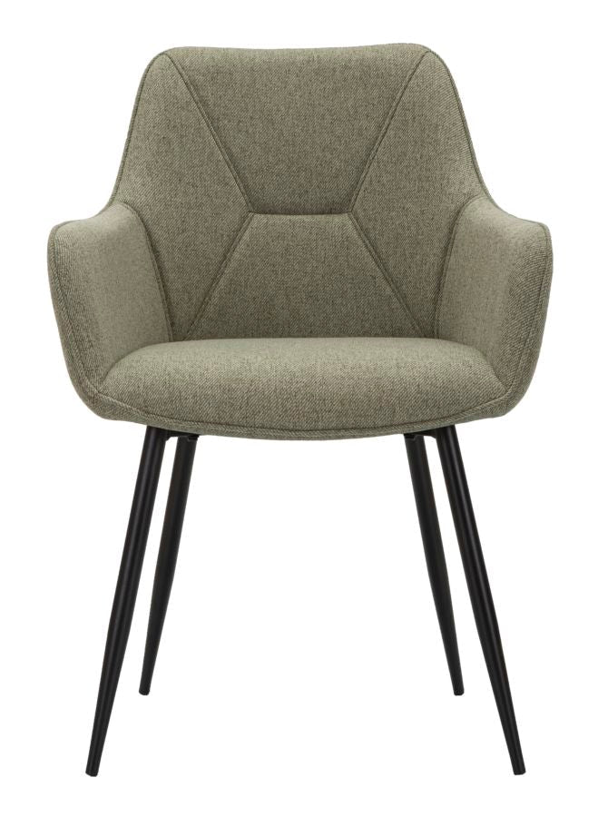 Set of 2 Vicenza Green Chairs - Comfort and Style for Any Setting