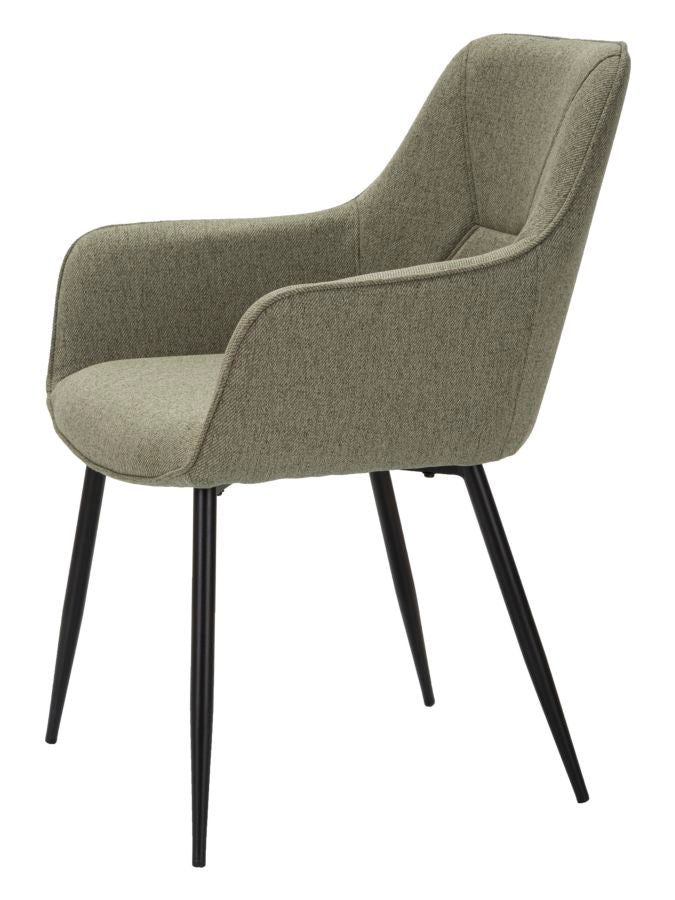 Set of 2 Vicenza Green Chairs - Comfort and Style for Any Setting