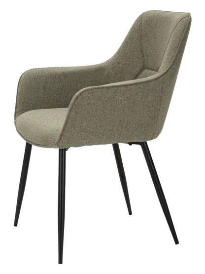 Set of 2 Vicenza Green Chairs - Comfort and Style for Any Setting