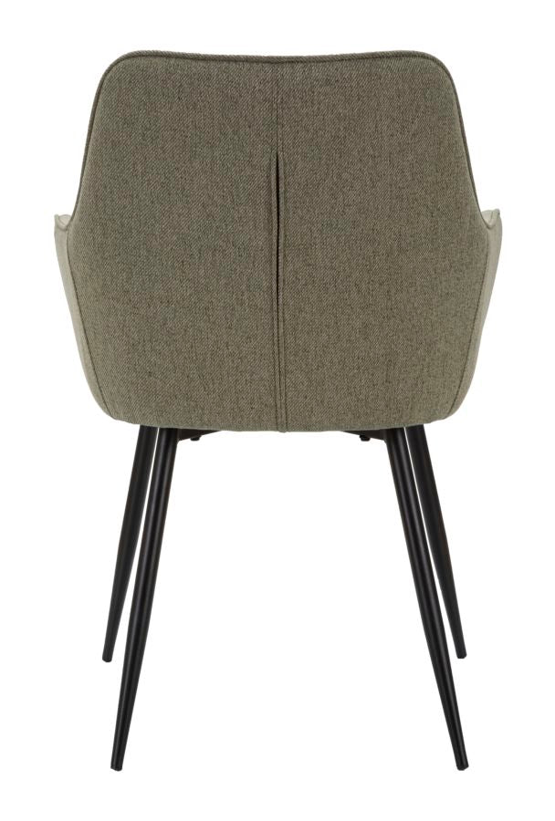 Set of 2 Vicenza Green Chairs - Comfort and Style for Any Setting