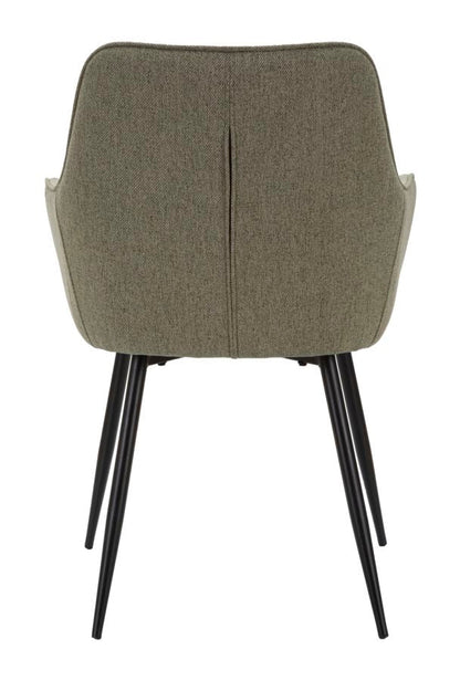 Set of 2 Vicenza Green Chairs - Comfort and Style for Any Setting