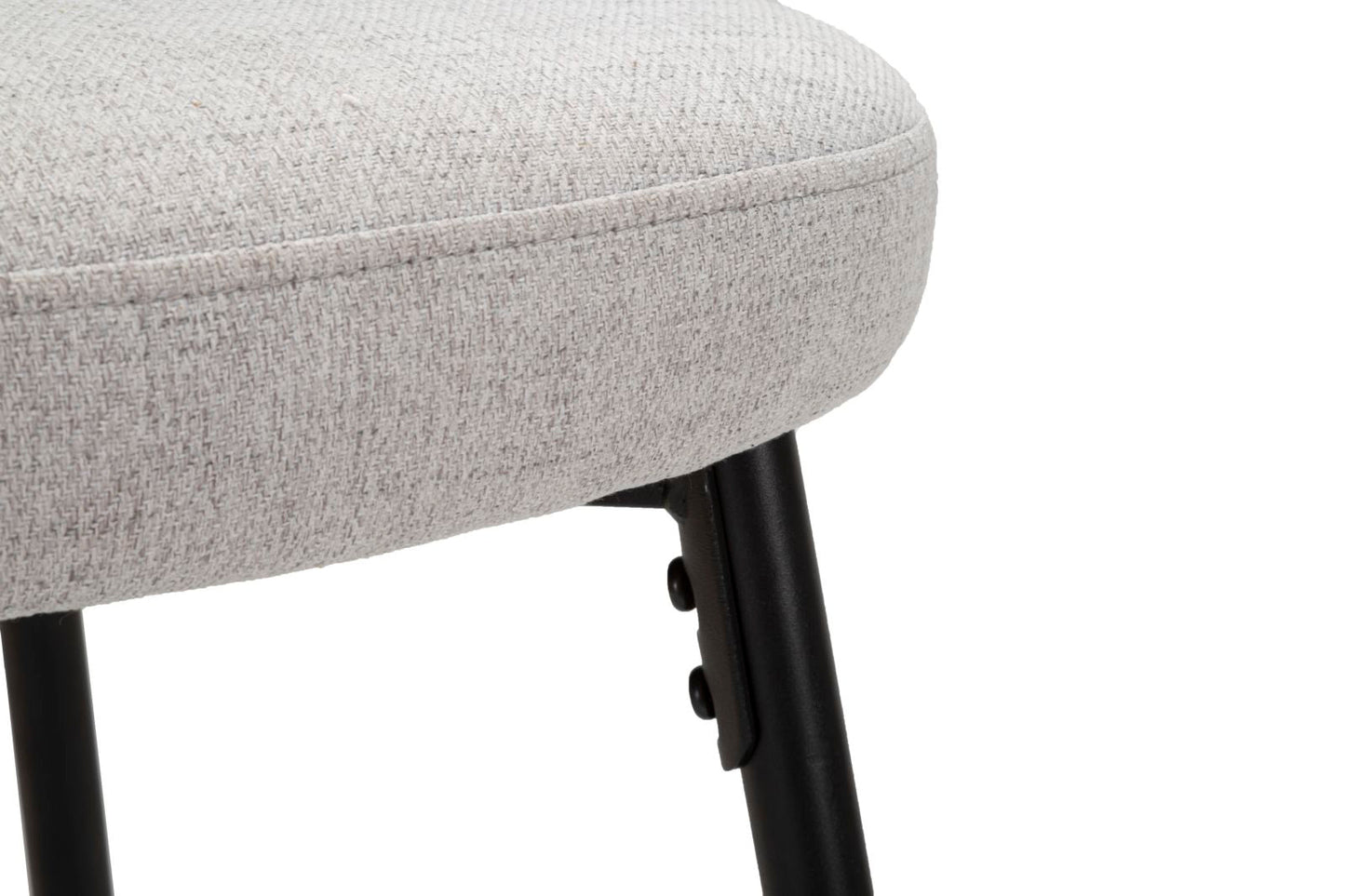 Barhocker Lausanne Grau – 2er-Set mit Retro-Design 52x59x108 cm