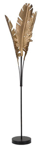 Elegant Floor Lamp with Palm Leaf Design cm ø 26x174