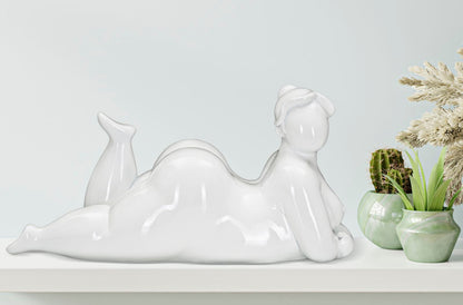 Statue "Yoga-Mädchen in Pose entspannt" 32x12,5x16 cm
