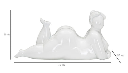 Statue "Yoga-Mädchen in Pose entspannt" 32x12,5x16 cm