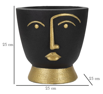 Elegante Stammesvase –b– 25x25 cm ø