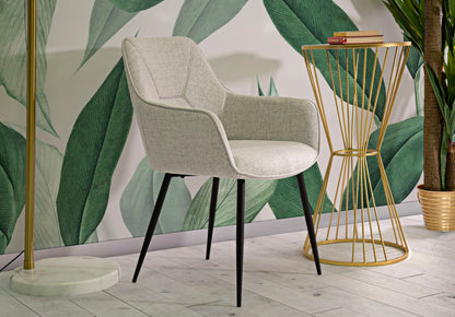 Elegante Stühle Vicenza Grau 2 St. 58x63x85,5 cm