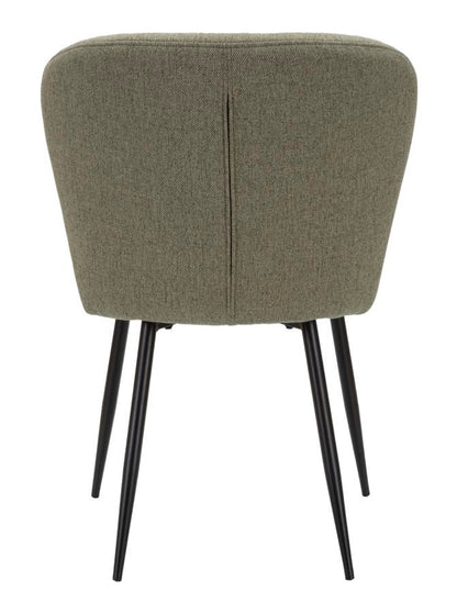 Set von Vintage-Stühlen Lausanne Grün - 2 Stück 58x60,5x85 cm