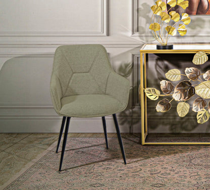 Set of 2 Vicenza Green Chairs - Comfort and Style for Any Setting