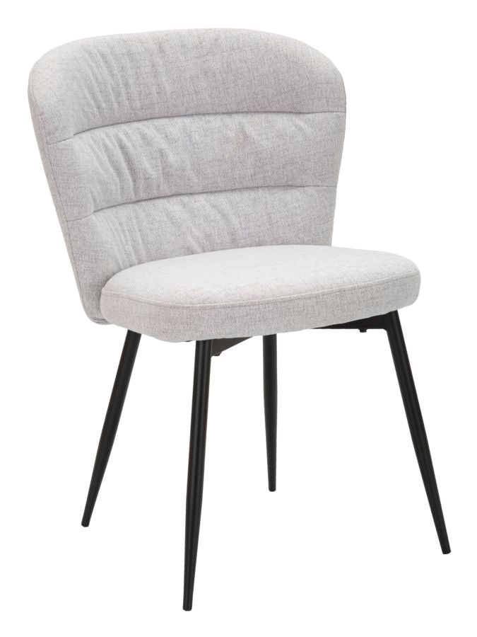 Set Graue Stühle Lausanne - 2 Stück Retro Design cm 58x60,5x85