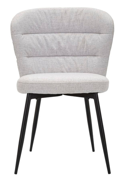 Set Graue Stühle Lausanne - 2 Stück Retro Design cm 58x60,5x85