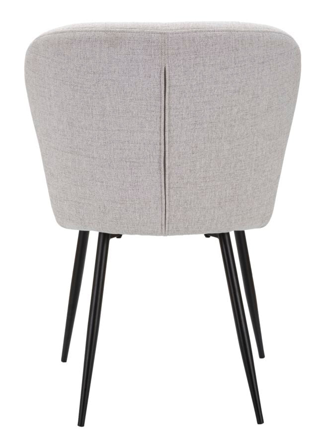 Set Graue Stühle Lausanne - 2 Stück Retro Design cm 58x60,5x85