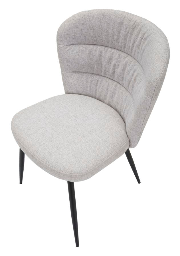 Set Graue Stühle Lausanne - 2 Stück Retro Design cm 58x60,5x85