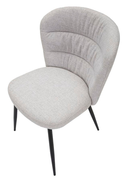 Set Graue Stühle Lausanne - 2 Stück Retro Design cm 58x60,5x85