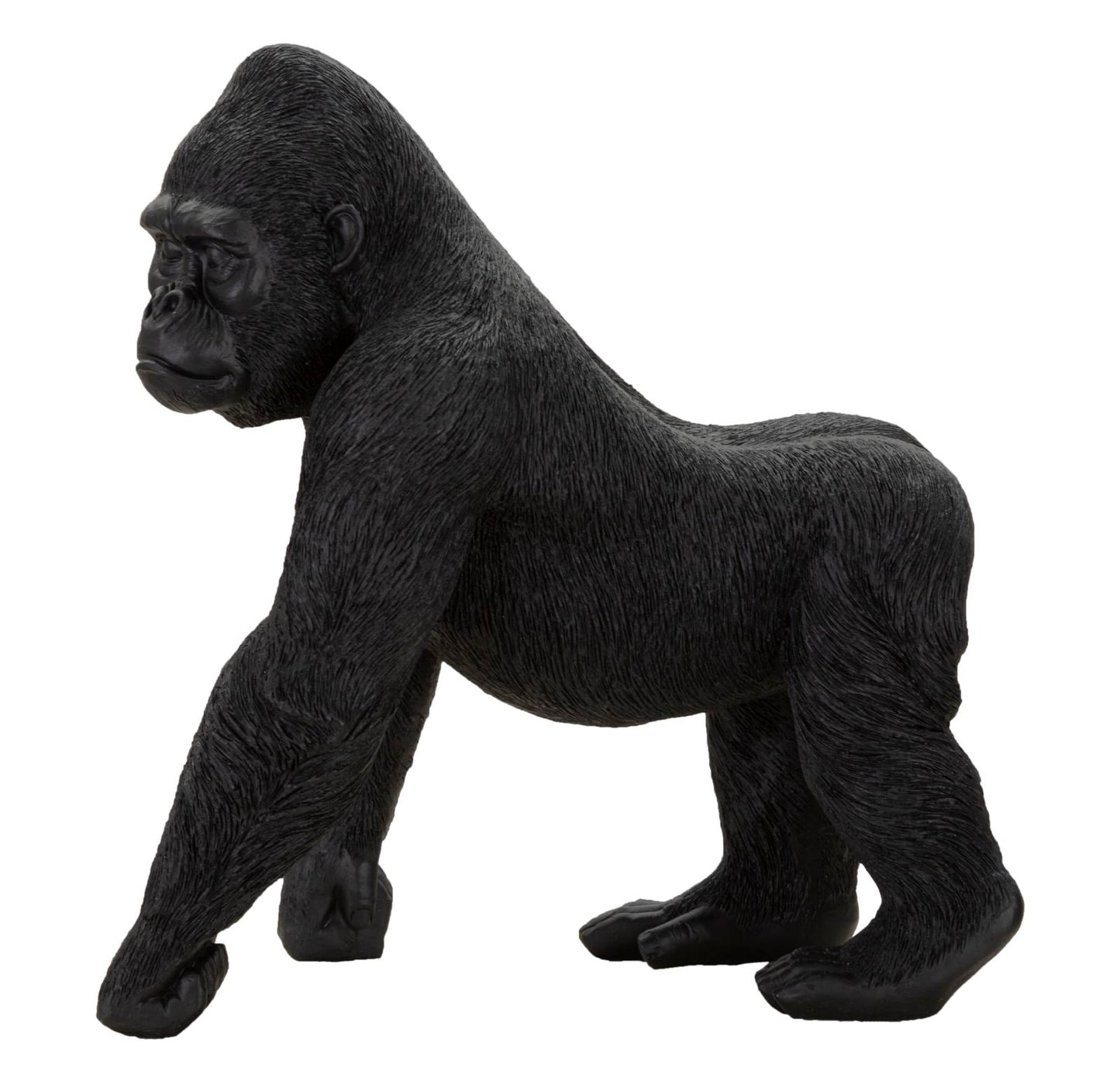 Statue Schwarzer Gorilla 35x21,5x37,5 cm