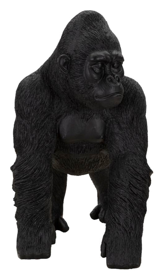 Statue Schwarzer Gorilla 35x21,5x37,5 cm