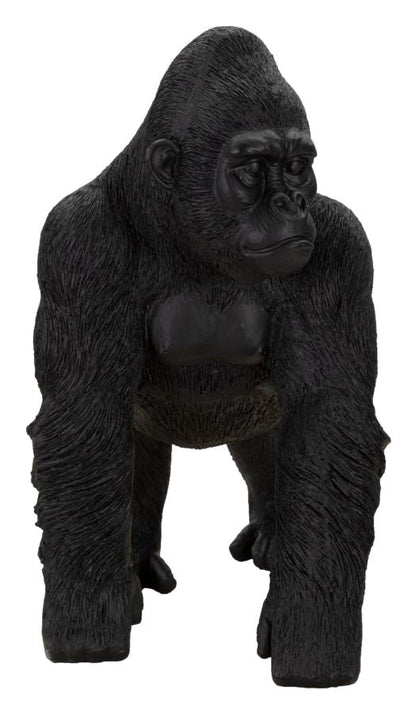 Statue Schwarzer Gorilla 35x21,5x37,5 cm
