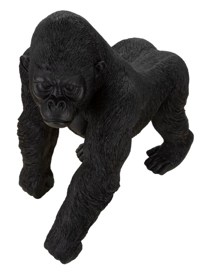 Statue Schwarzer Gorilla 35x21,5x37,5 cm