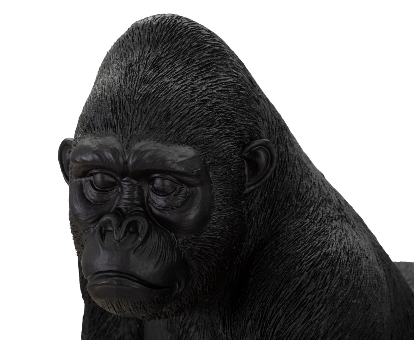 Statue Schwarzer Gorilla 35x21,5x37,5 cm