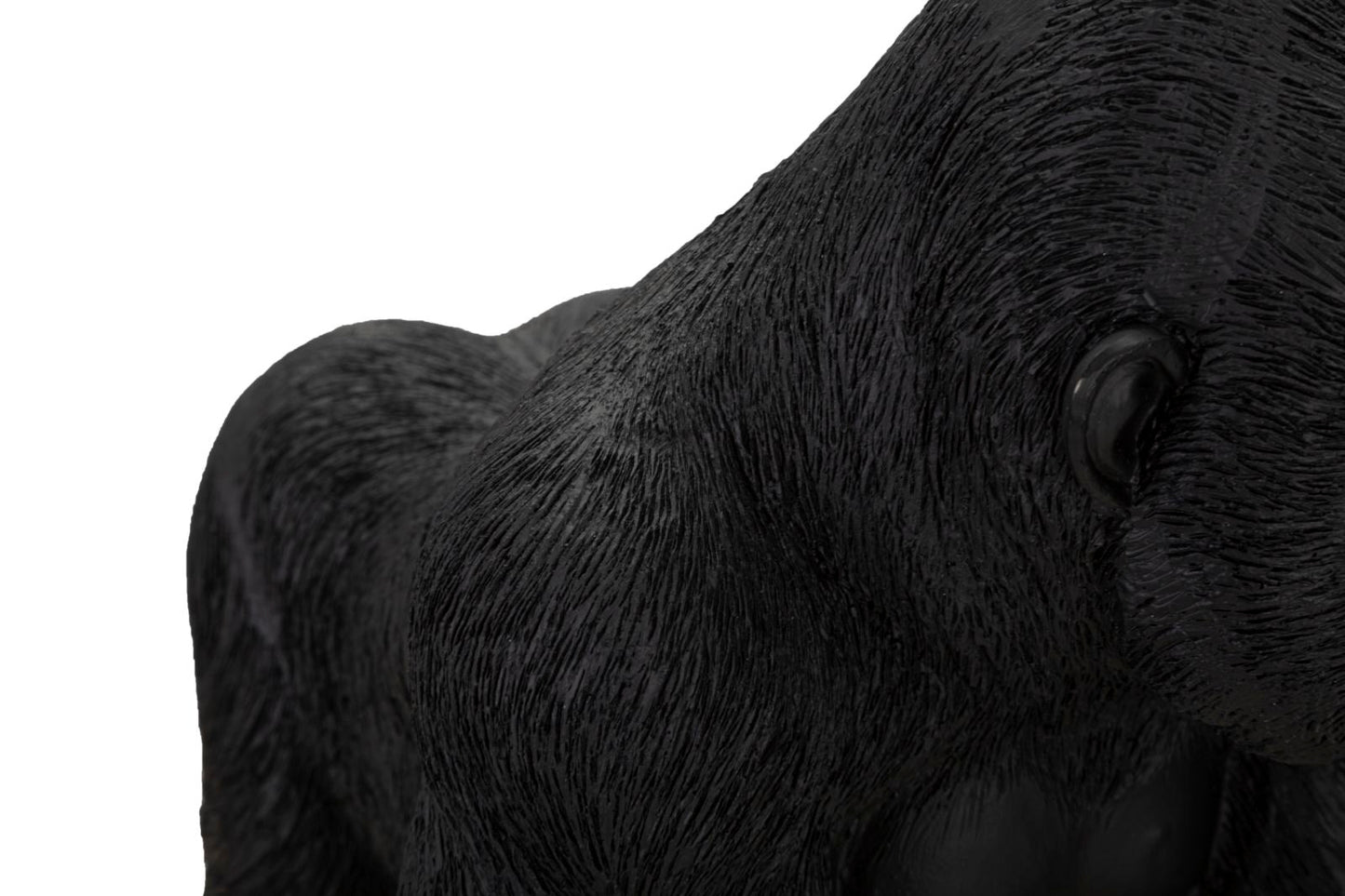 Statue Schwarzer Gorilla 35x21,5x37,5 cm