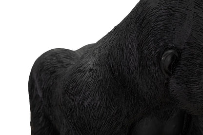 Statue Schwarzer Gorilla 35x21,5x37,5 cm