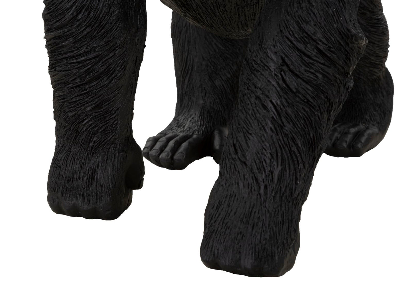 Statue Schwarzer Gorilla 35x21,5x37,5 cm