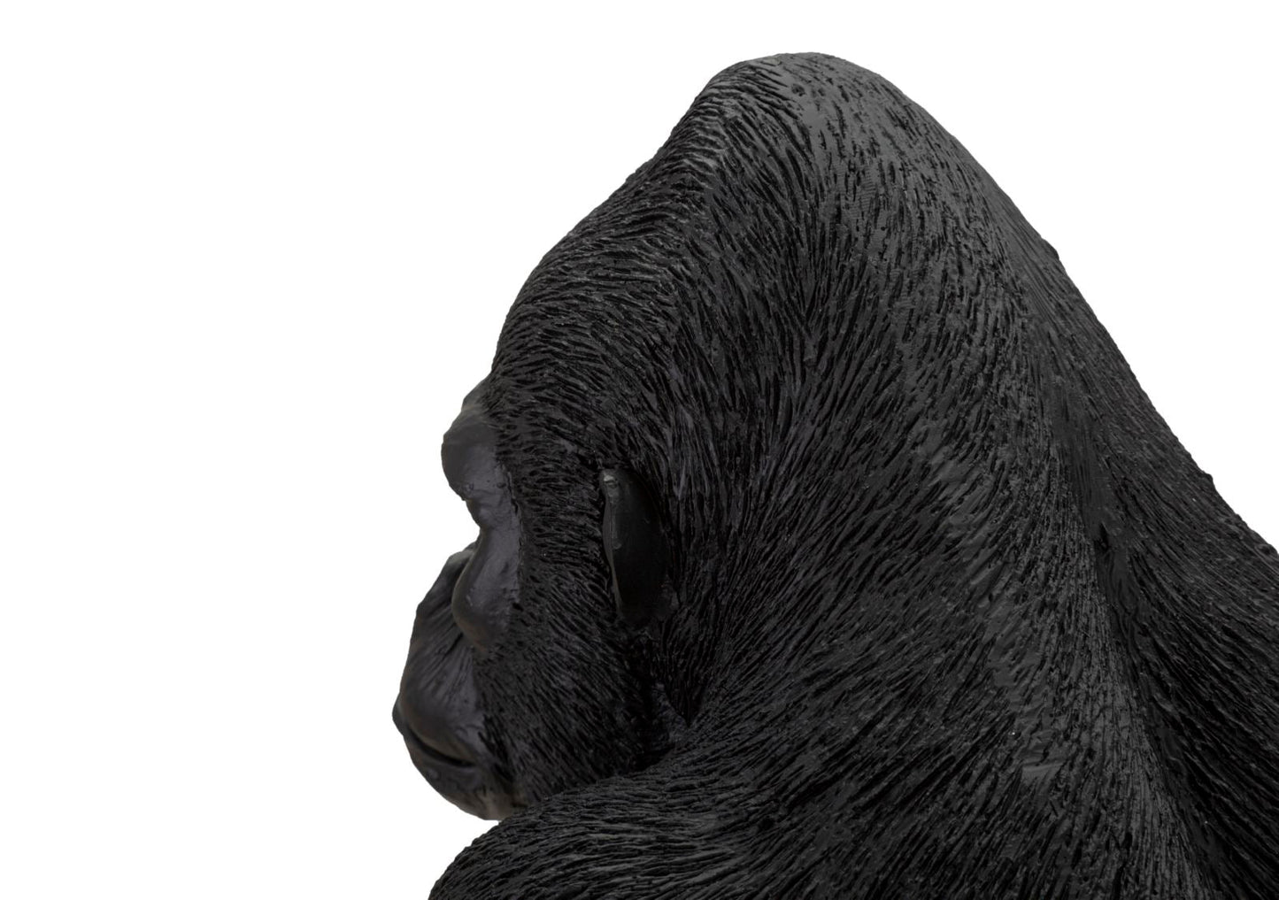 Statue Schwarzer Gorilla 35x21,5x37,5 cm
