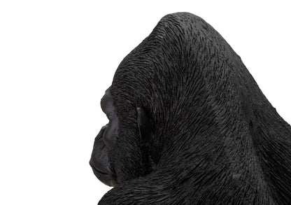 Statue Schwarzer Gorilla 35x21,5x37,5 cm
