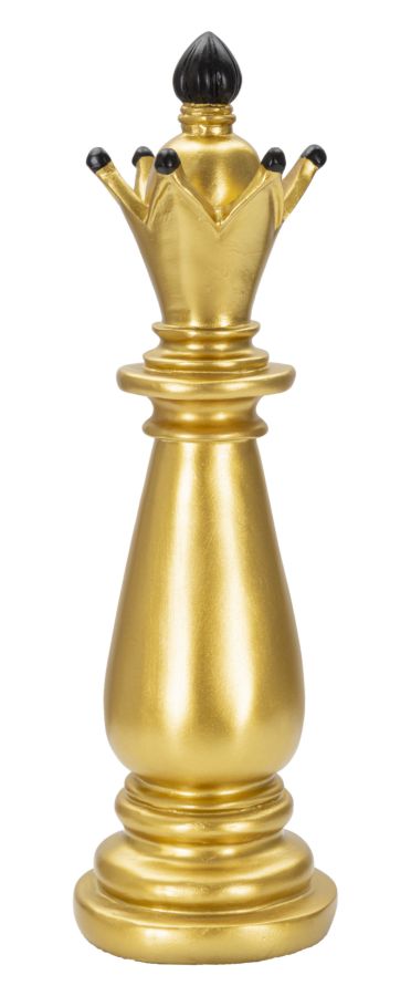 Eleganter Läufer in Gold und Schwarz Ø 12,5 cm, Höhe 38,5 cm