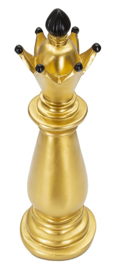 Eleganter Läufer in Gold und Schwarz Ø 12,5 cm, Höhe 38,5 cm