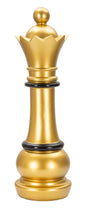 Gold and Black Chess Queen - Elegance and Style cm ø 15x50
