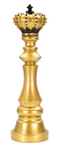 King Chess Piece Gold and Black Ø 14x50 cm