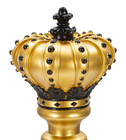 König der Schachfiguren Gold und Schwarz Ø 14x50 cm