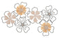 Decorative 3D Panel Itis in Iron and Wood cm 75x3.5x42