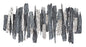 Sculpt 3D Decorative Iron Panel 122.6x6.4x62.9 cm