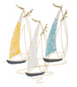 Decorative Iron Sail Panel - Elegant Maritime Design cm 78.7x3.8x97.8