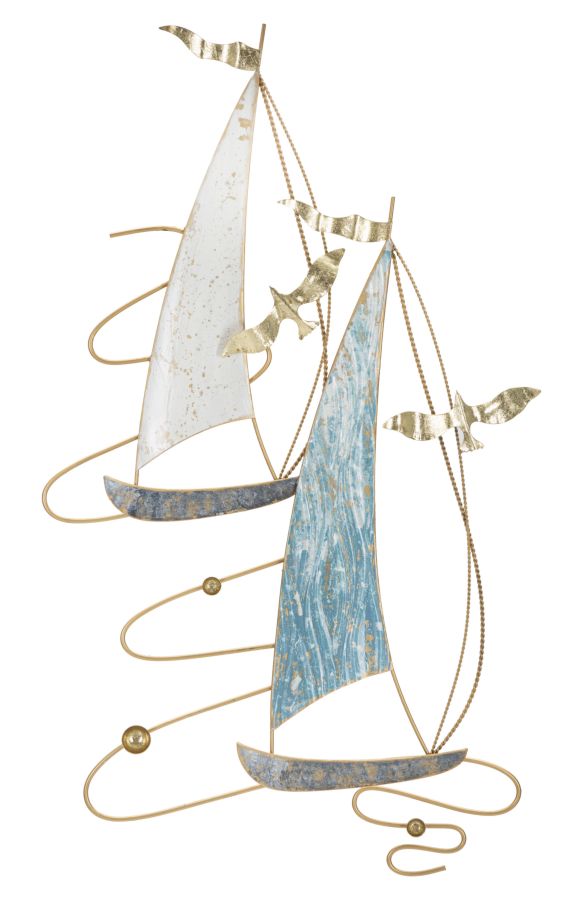 Dekoratives Nautik-Eisenpaneel 51,4x4x87 cm