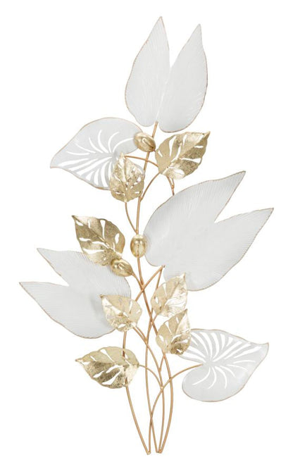 3D Deko-Metallpaneel mit Naturmuster 52,7x5,7x90,8 cm