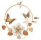 3D Decorative Panel in Gold Metal 58.4x5.1x63.5 cm