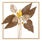 Metal Wall Decor Panel with Elegant Leaf Design cm 50.2x5.1x50.2