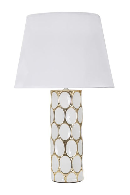 Elegante Tischlampe Glam Carv ø 34,5x56 cm