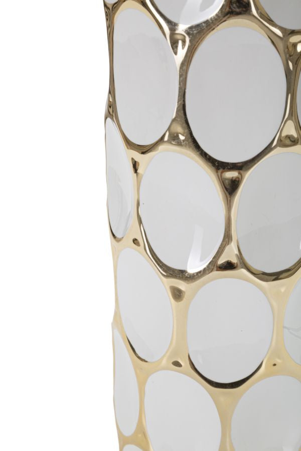 Elegante Tischlampe Glam Carv ø 34,5x56 cm
