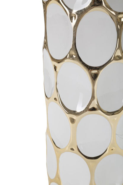 Elegante Tischlampe Glam Carv ø 34,5x56 cm