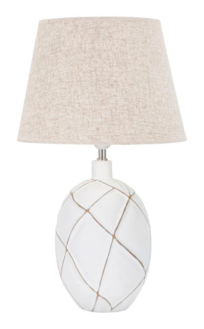 Lampada da tavolo in resina Lines elegante cm ø 35x60