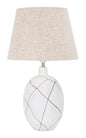 Lines elegant resin table lamp ø 35x60 cm