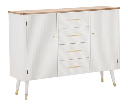 Matera Aufbewahrungsschrank 117x37x90 cm elegant und funktionell