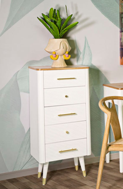 Elegante Kommode Matera 45x32x100 cm